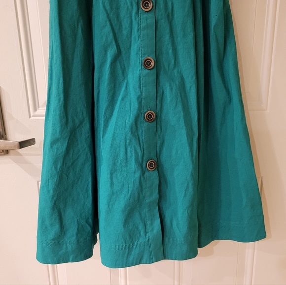 Anthropologie Maeve Square Neck Buttondown Dress - Picture 5 of 11